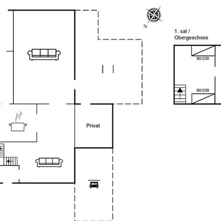 度假居 Huno - 2km From The Sea By Interhome