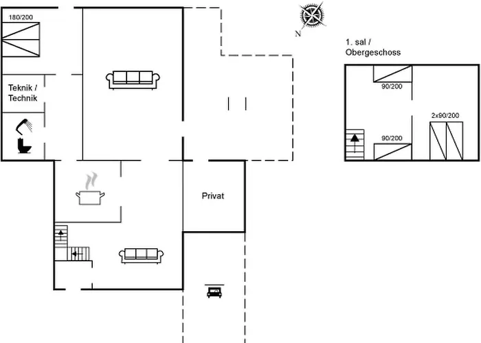 Σπίτι διακοπών Huno - 2km From The Sea By Interhome